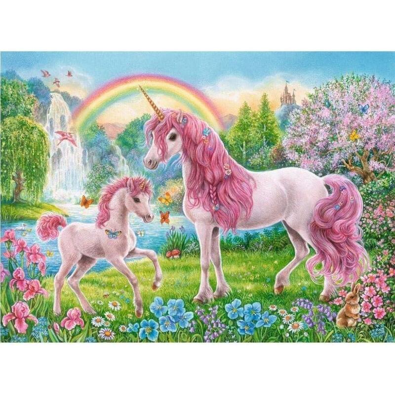 Norimpex Diamond Mosaic  - Unicorns In The Garde