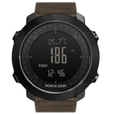 North Edge Apache Con Correa De Nailon Caqui - Reloj Digital