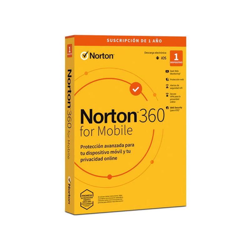 -Norton 360 Mobile Portugues 1 User 1 Device 12mo **L. Electronica