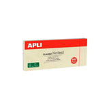 Notas Adhesivas Apli 10977 4 X 5cm 12 Unidades Amarillas