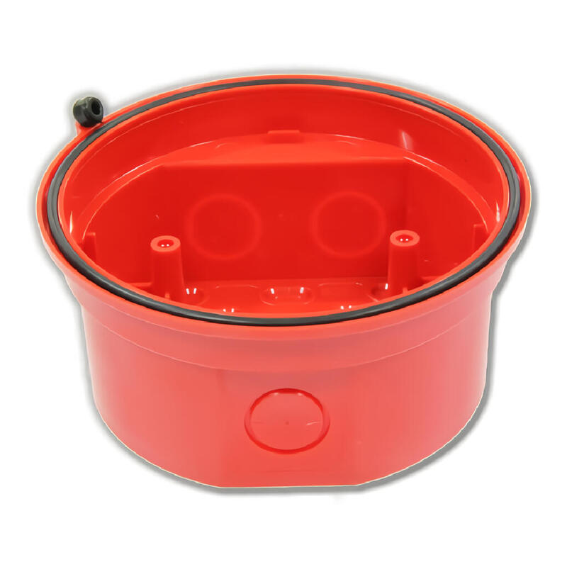 Notifier Wrr Zócalo Ip65 Con Base Alta Roja Para Dispositivos Óptico-Acústicos.