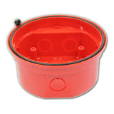 Notifier Wrr Zócalo Ip65 Con Base Alta Roja Para Dispositivos Óptico-Acústicos.