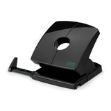 Novus B 230 Re+New Perforadora De Papel - Fabricada Con Plastico Reciclado - Hasta 30 Hojas - Escala De Tope - Vaciado Facil - Punzones 5.5mm