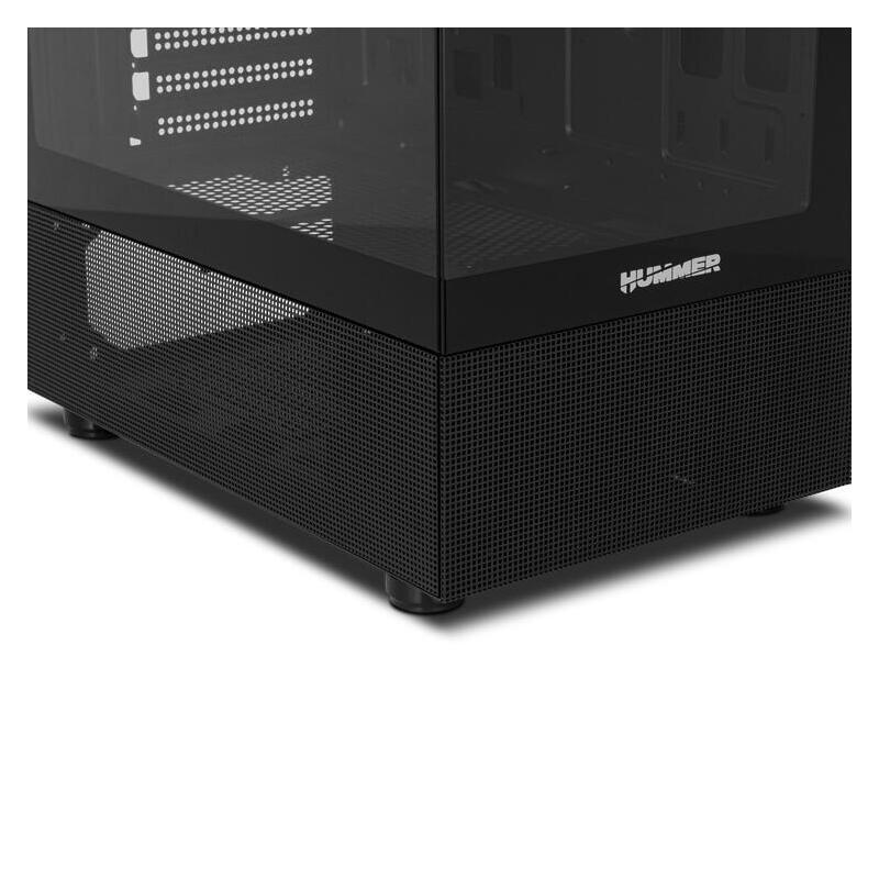 Nox Caja Semitorre Hummer Vision Negra