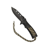 Nóz Skladany Mil-Tec Paracord Z Krzesiwem - Camo