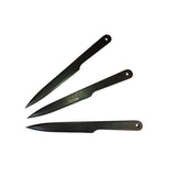 Kal22-Cz Cuchillos Para Lanzar, 3 Unidades, Negros