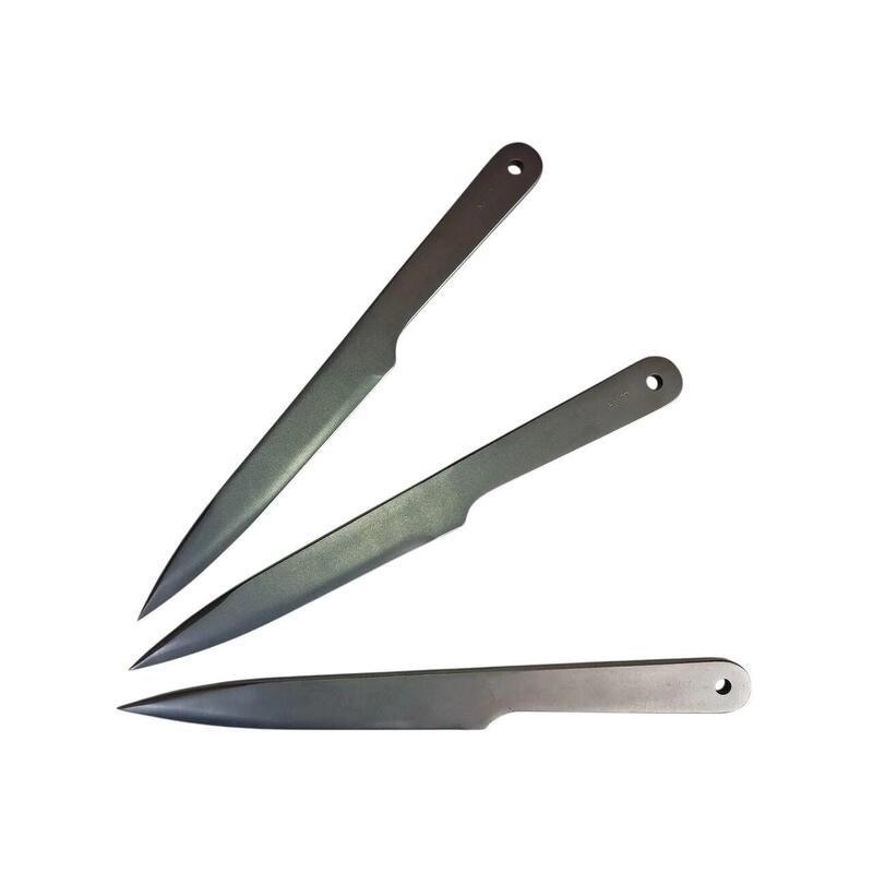 Kal22-Sr - Cuchillos Para Lanzar, 3 Unidades, Plateados