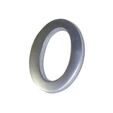 Numero 0 Niquel Mate 10cm Fijacion Invisible Edm