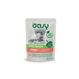Oasy Chunks In Gravy Adult Sterilized Salmon 85gr