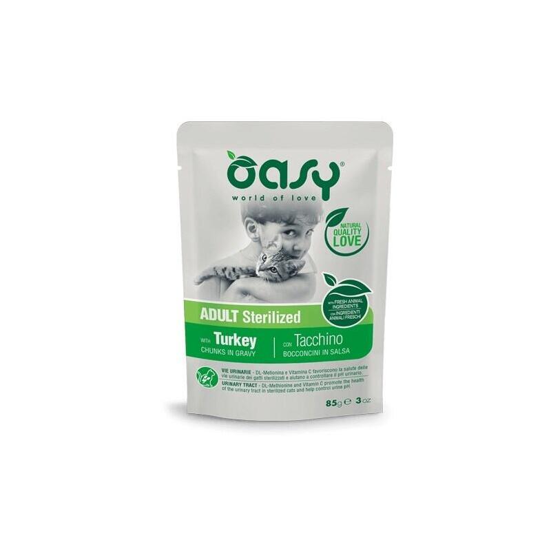 Oasy Chunks In Gravy Adult Sterilized Turkey 85gr