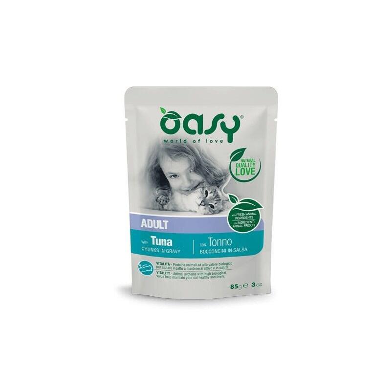 Oasy Chunks In Gravy Adult Tuna 85gr