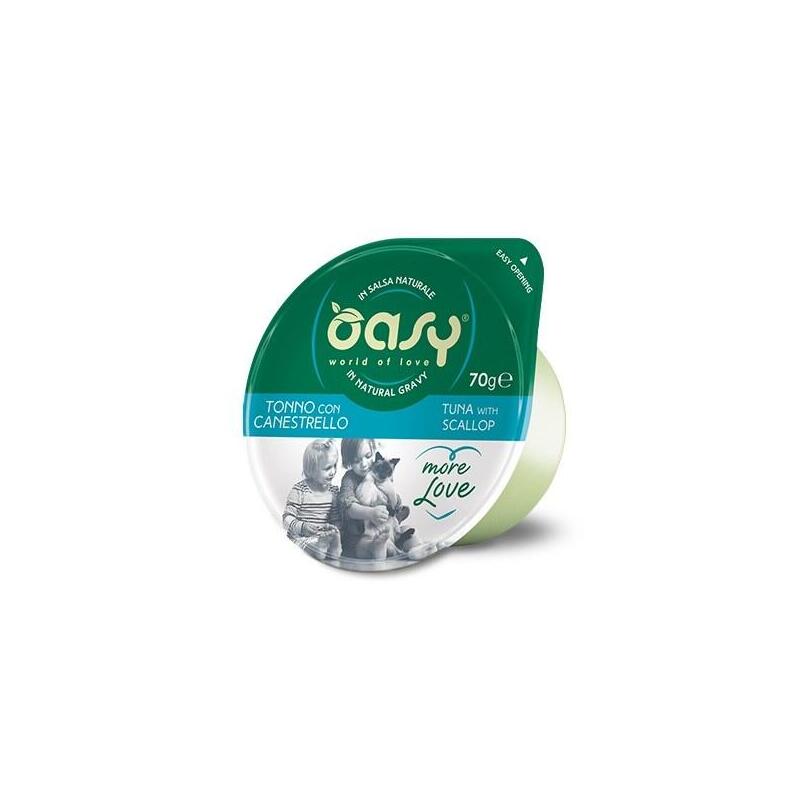 Oasy More Love Tuna With Scallop Cup 70gr