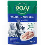 Oasy More Love Tuna With Sole Pouch 70gr