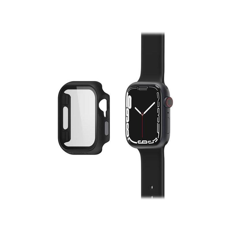 Ob Watch Bumper + Built-In Scr Accs Protector Apple Watch 7 45mm Blk