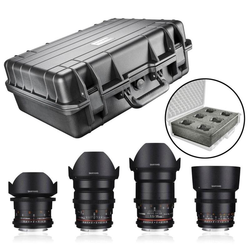 Objetivos Samyang Video Dslr Basic Set Ii Sony E