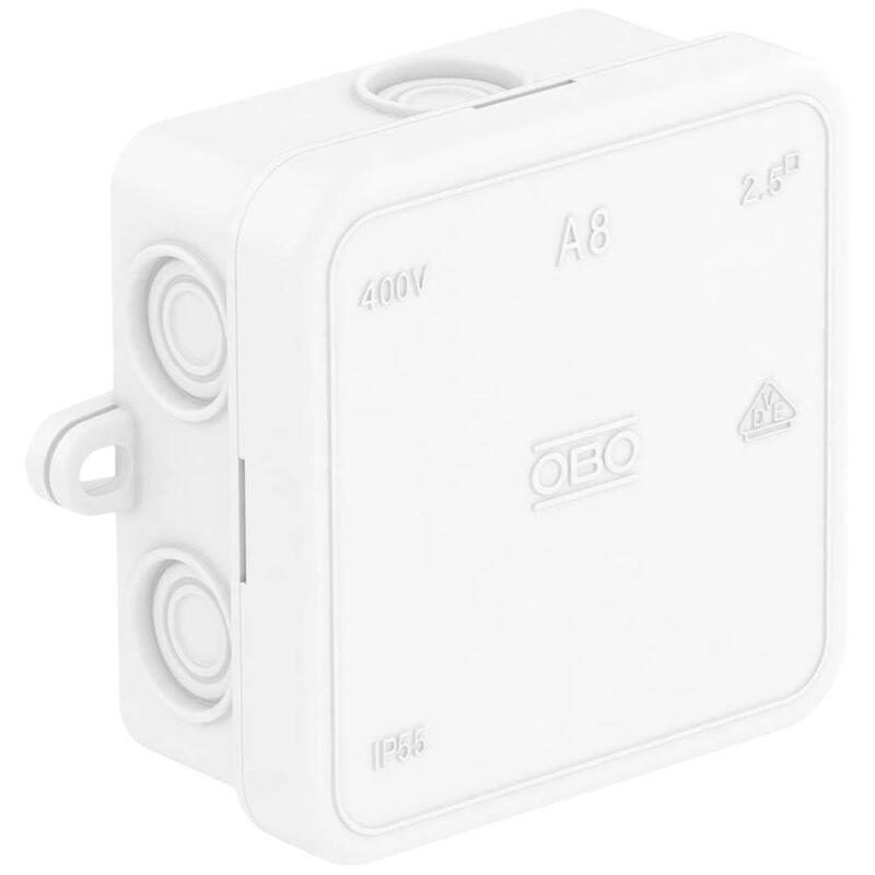 Obo A 8 Hf Rw Caja De Derivación De Cables 75x75x36 Pe Reinwei Ral9010 2000075