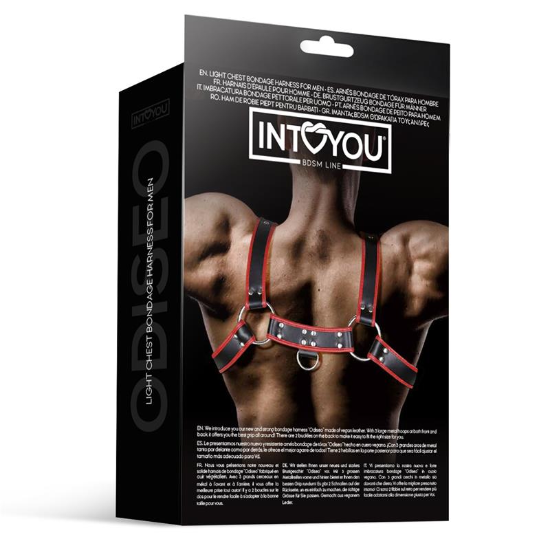 Odiseo Arnés Masculino Para El Pecho Cuero Vegano