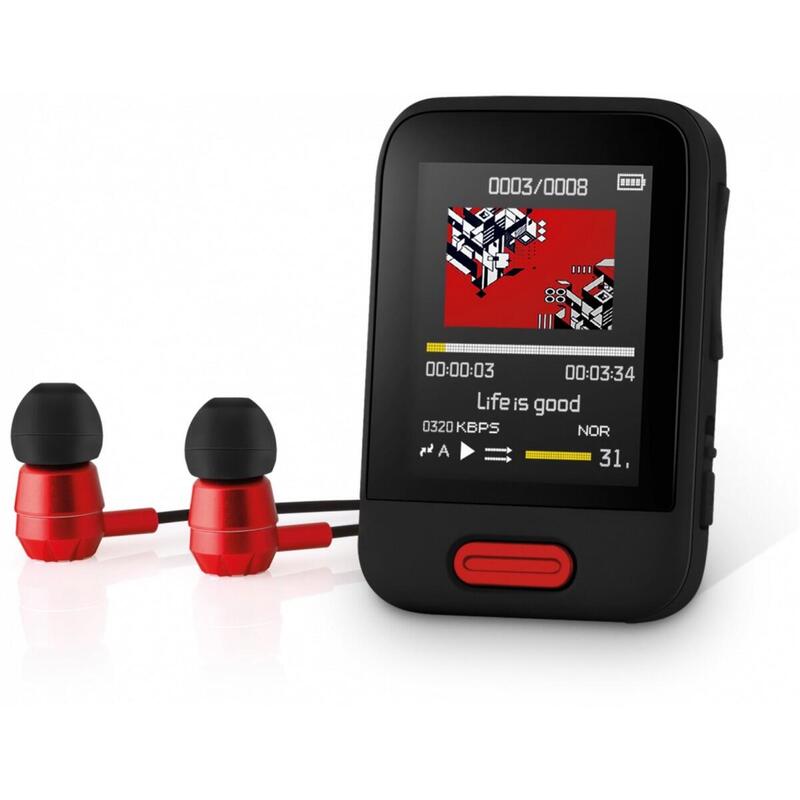 Odtwarzacz Mp3 Np4 Sfp 7716bk 16gb Bluetooth Wyswietlacz 1,8 Cali