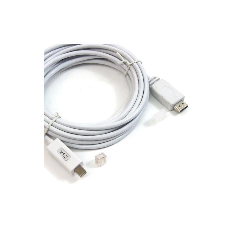 Oem Cable Mini Displayport/M A Hdmi/M 5 Metros 1080p Blanco