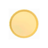 Oh Yeah Plato Llano Metlaizado Ø20.5cm Amarillo Pastel Pack 8u