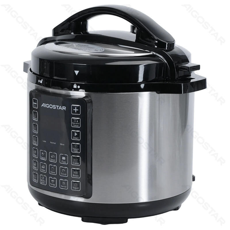 Olla A Presion 1000w 6l Negro Aigostar Olla A Presión Eléctrica Aigostar 6l / 1000w / Negro