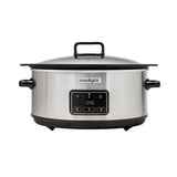 Olla De Cocción Lenta Crock-Pot Csc112x De 6,5 L (Plateada)