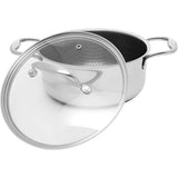 Olla Kohersen Black Cube De 20 Cm Con Tapa