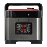 Olla Multicocina/Olla A Presión Steba Dd 1 Eco, Multicocción Acero Inoxidable/Rojo, 900 Vatios, 5 Litros 050300