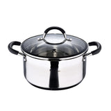 Olla Ø24x12cm 5l Acero Inox Con Tapa Foodies Bgmp-1502-Bk Masterpro