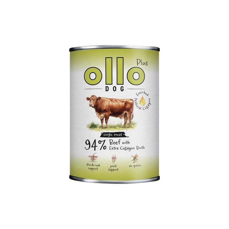 Ollo Plus Kolagen Wolowina 400g Puszka Para Perro