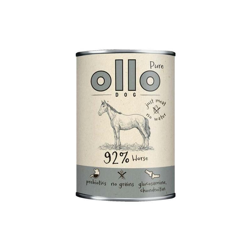 Ollo Pure Caballo Mono- Comida Húmeda Para Perros - 850g