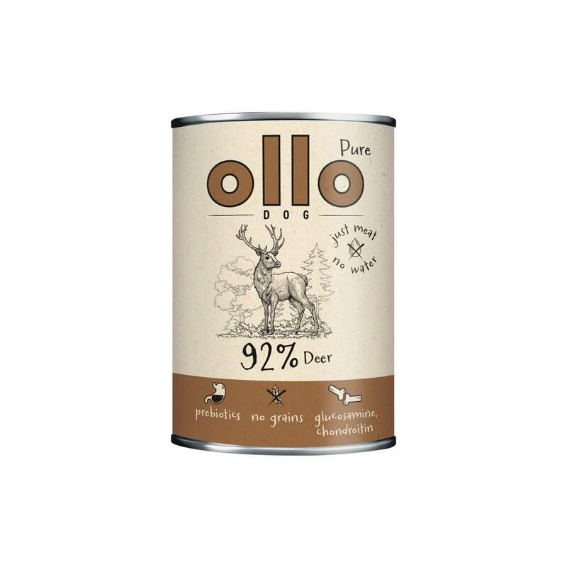 Ollo Pure Ciervo  Comida Húmeda Para Perros  850 G