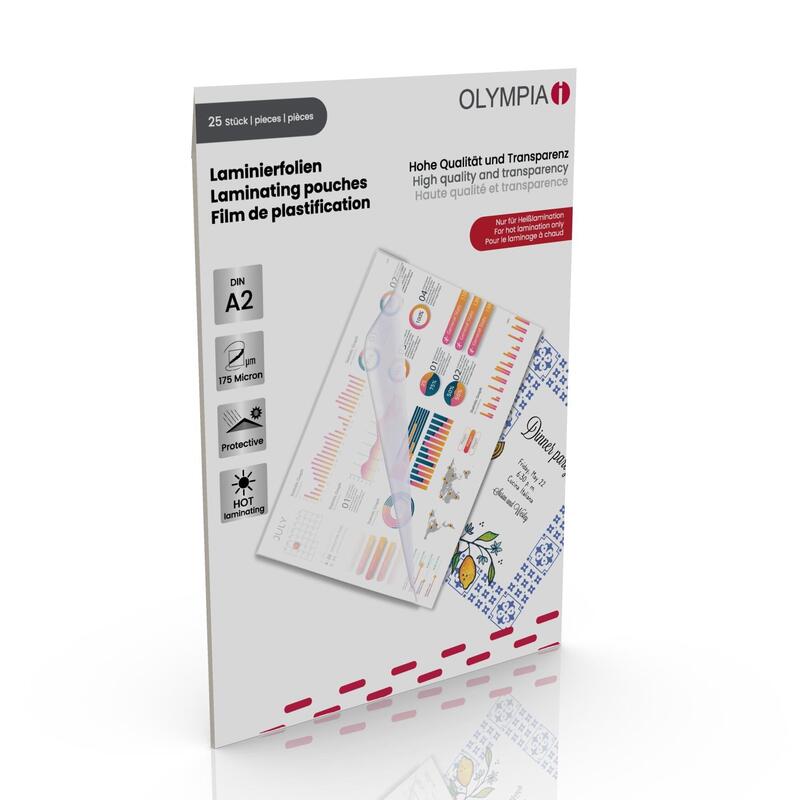 Olympia Funda Para Plastificar Din A2 175 Mic 25 Unidades Transp.