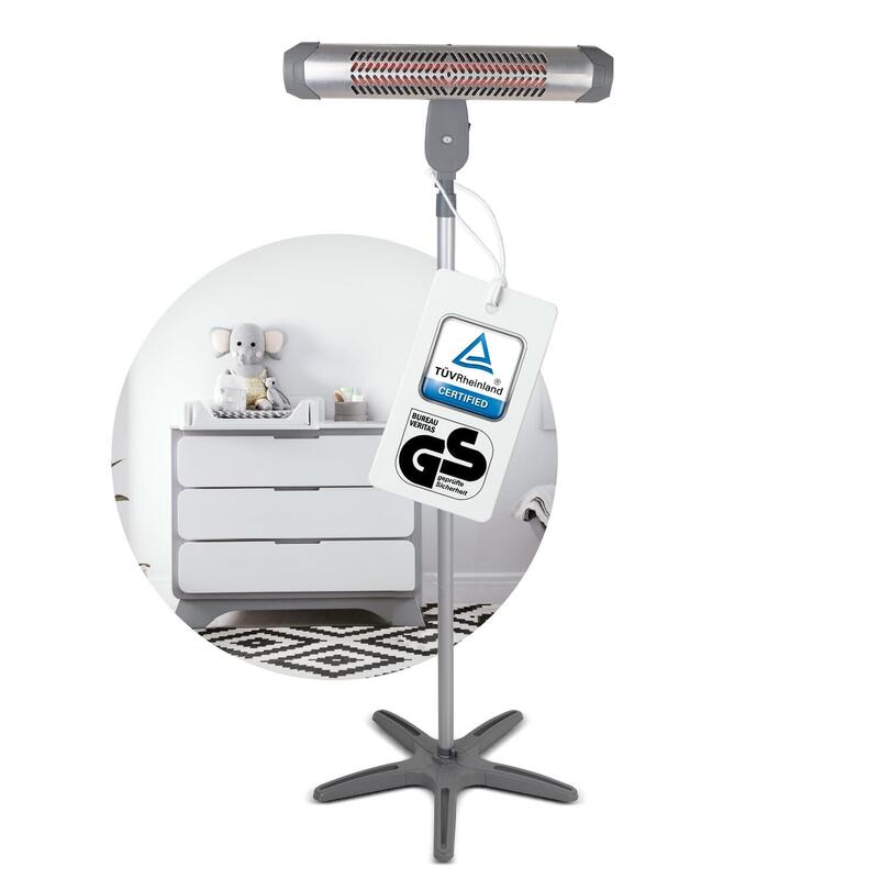 Olympia H+H Heizmrahler Br 80 400 800 Watt Gris
