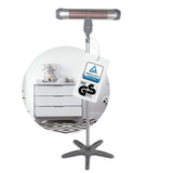 Olympia H+H Heizmrahler Br 80 400 800 Watt Gris