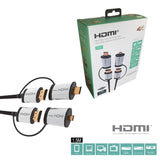 Omega Cable Hdmi 1,5m + Adap. Minihdmi & Microhdmi