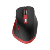 Omega Raton Dual Inalambrico Bluetooth Recargable Usb-C Omc526rwbr Negro Rojo