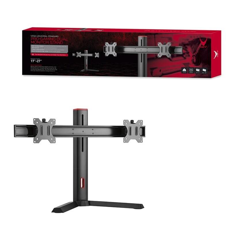 Omega Varr Gaming Soporte Monitor Doble 17-27"