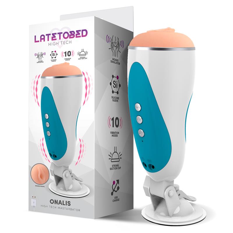 Onalis High Tech Masturbador Sistema Gemidos Y Vibración Vagina Silicona Usb