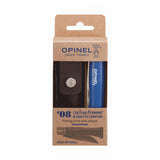 Opinel Navaja De Bolsillo  No. 08 Inkl. Kunstlederetui, Blau