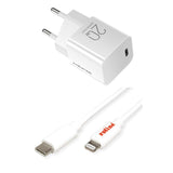OpladersT 20w, M. Lightning  Usb Kabel, 1,0m, Mfi