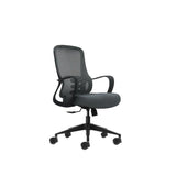 Oqonos Cherg 007 Silla De Oficina Ergonomica Con Respaldo De Malla Transpirable, Piston De Gas Clase 4, Soporte Lumbar,