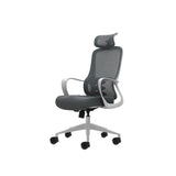 Oqonos Cherg 008 Silla De Oficina Ergonomica Con Reposacabezas Cervical Ajustable, Respaldo De Malla Transpirable,