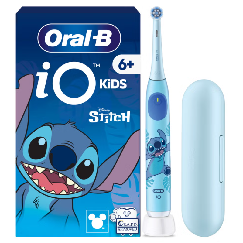 Oral-B Io Kids Stitch + Travel Case, 6y+