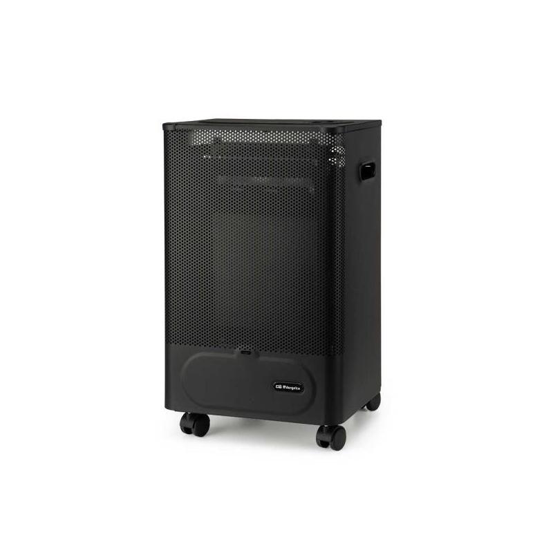 Orbegozo Hbf 50 Estufa A Gas Compacta De Llama Azul - Potencia Calorifica De 2000w - Triple Sistema De Seguridad -