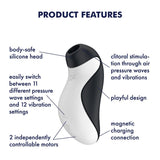 Orca Succionador De Clítoris Double Air Pulse