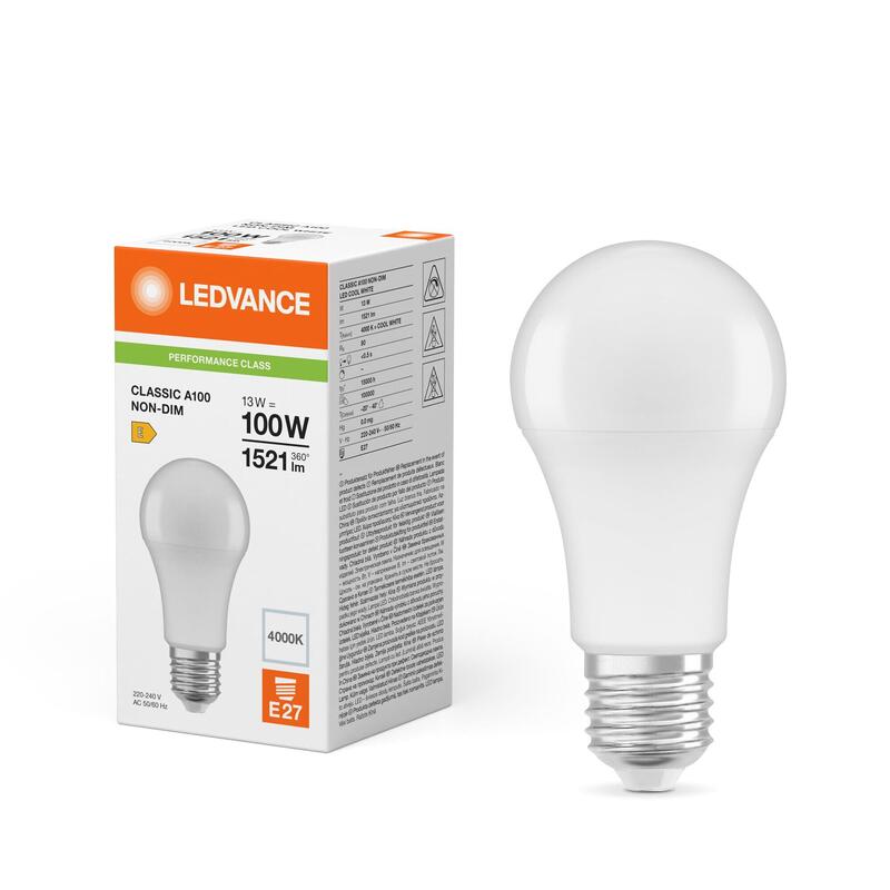Osram Cla100 13w 840 Fr E27 P Led Lámpara 1521 Lm 4000k E27