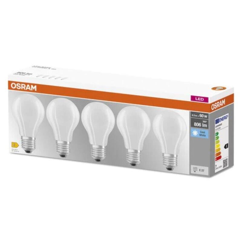 Osram Led Base Classic 5er Set E27 6,5w