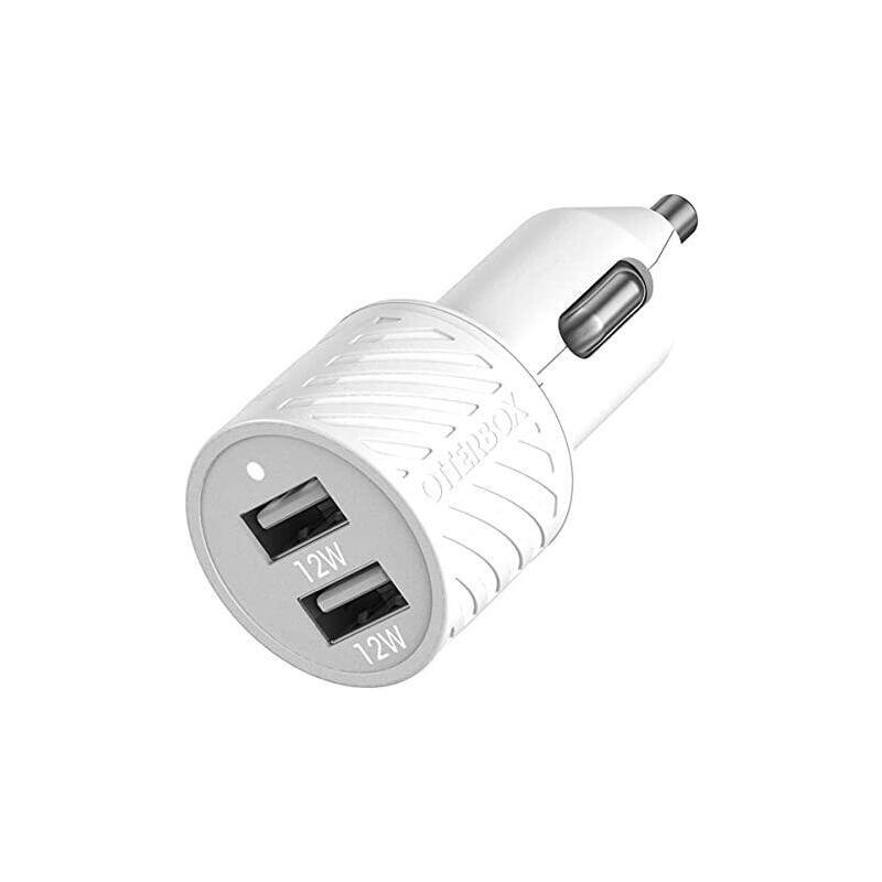 Otterbox Car Charger 24w  2 X Usb A 12w White