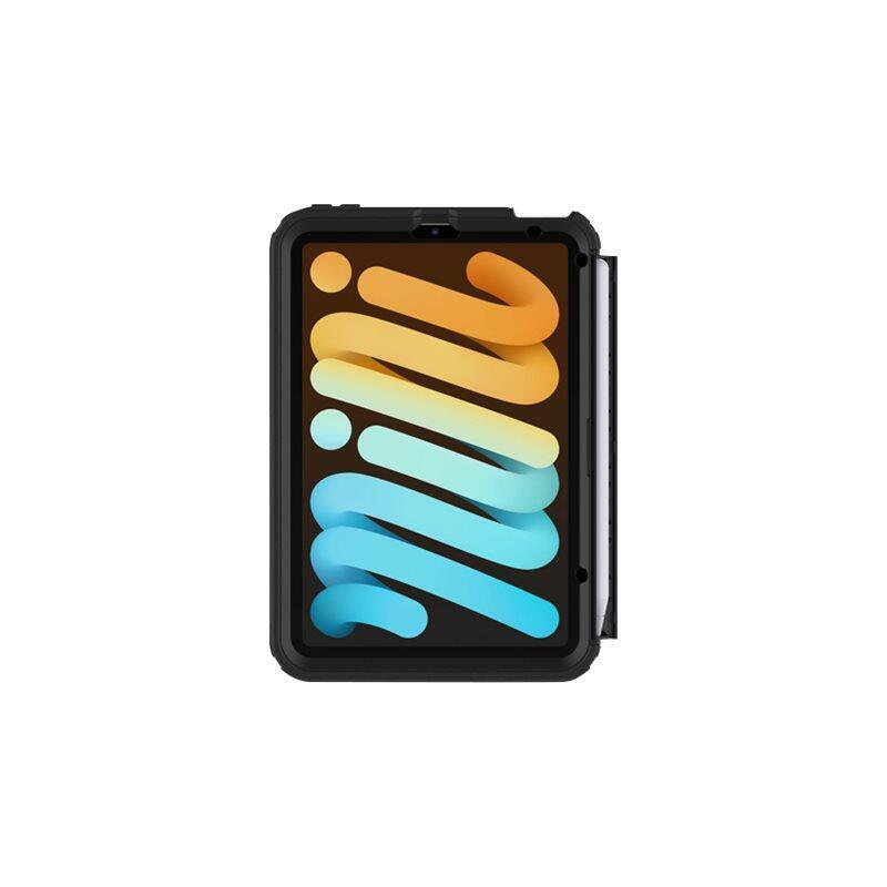 Otterbox Defender Series - Back Cover For Tablet - Shield Stand - Polycarbonate, Synthetic Rubber - Black - For Apple Ipad Mini [6th Generation]